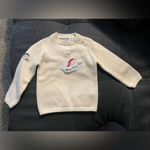Baby boy sweater moussaillon 12month ecru